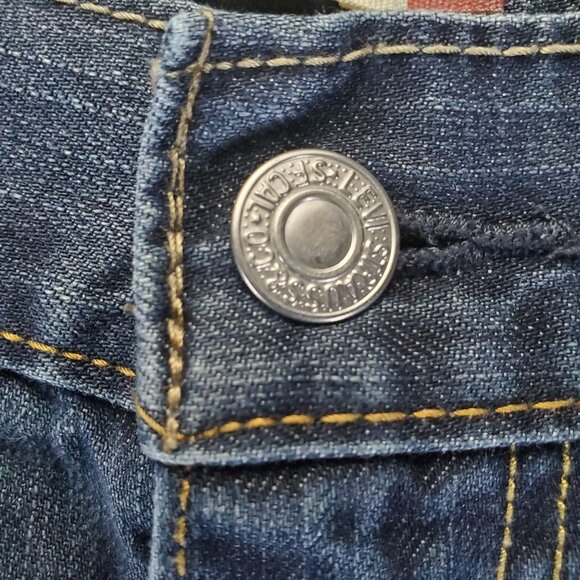 Levis Jeans Mens 40x32 Blue 559 Relaxed Straight Denim Classic - Picture 11 of 13